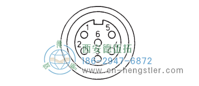 RI36-O標(biāo)準(zhǔn)實(shí)心軸光電增量編碼器外形及安裝尺寸(電氣連接 M16 連接器 Binder，6 腳) 德國(guó)hengstler(亨士樂(lè))編碼器