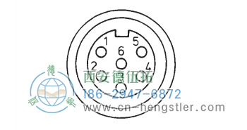 RI58-O/RI58-T標準實心軸光電增量編碼器(電氣連接 M16 連接器(Binder)，6腳) 德國hengstler(亨士樂)編碼器